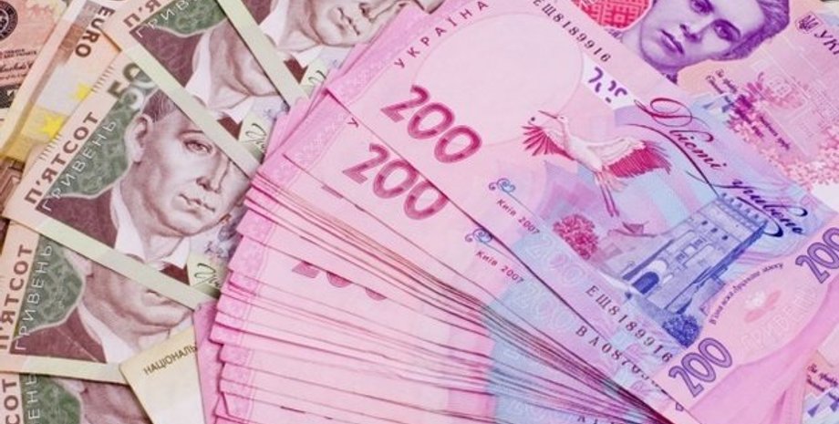 гривна, банкноты, наличные