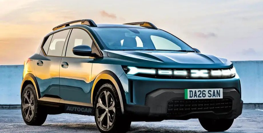 Dacia Sandero, Новий Sandero, Renault Sandero, електромобіль Dacia