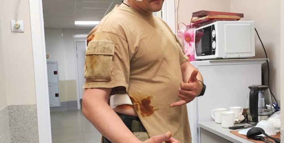 ян гагин, днр, волноваха, оленевка, ранение, беспилотник, дрон, ранение, больница