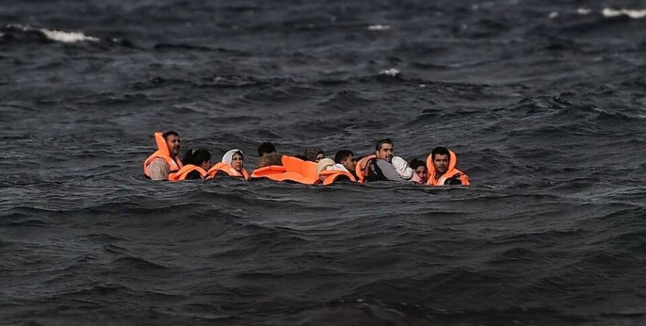 Мигранты, море, кораблекрушение, Греция