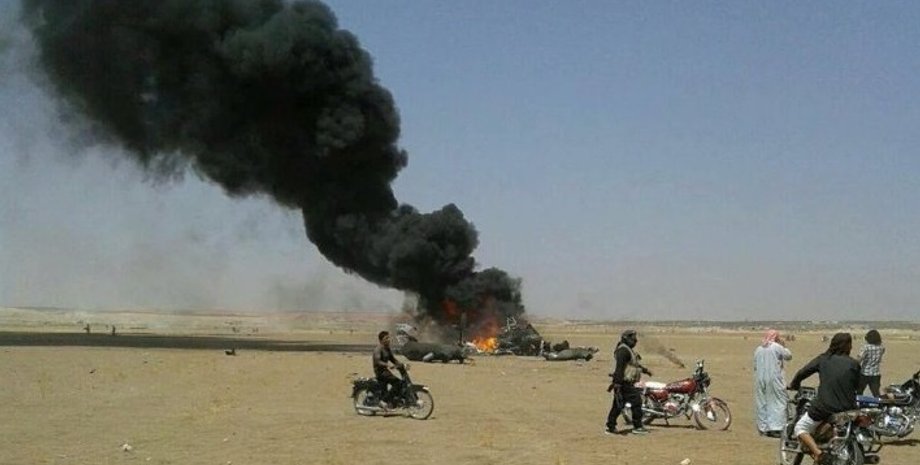 Сбитый в Сирии Ми-8 / Фото: twitter.com/Conflicts