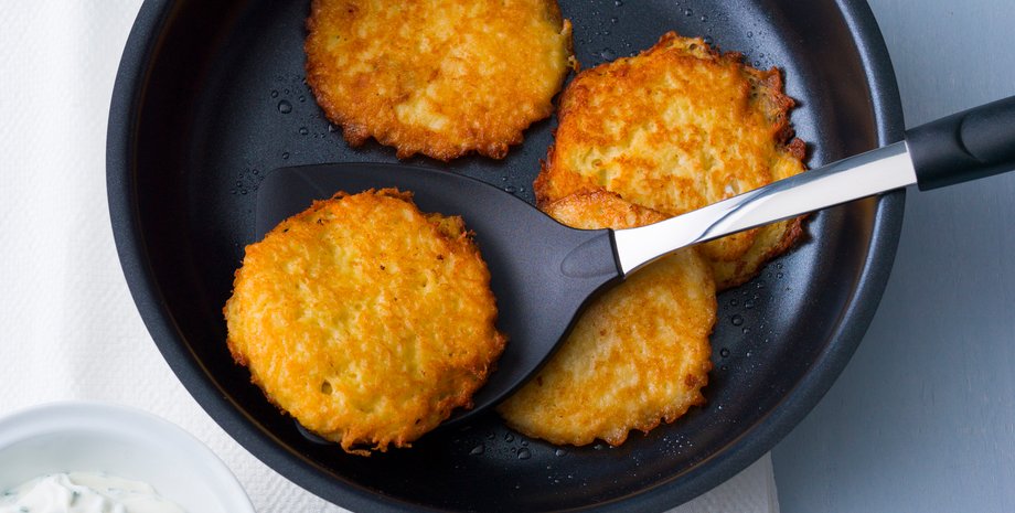 Немецкие деруны с творогом, деруны, немецкая кухня