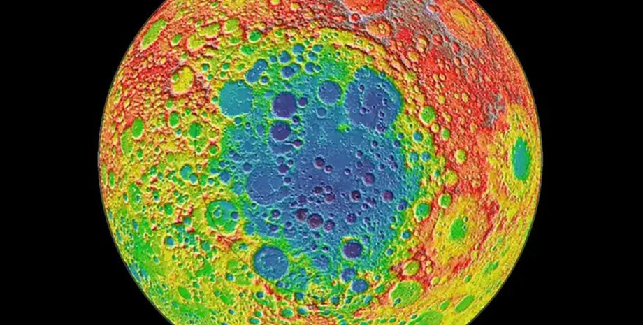 кратер, місяць, басейн Південний полюс-Ейткен