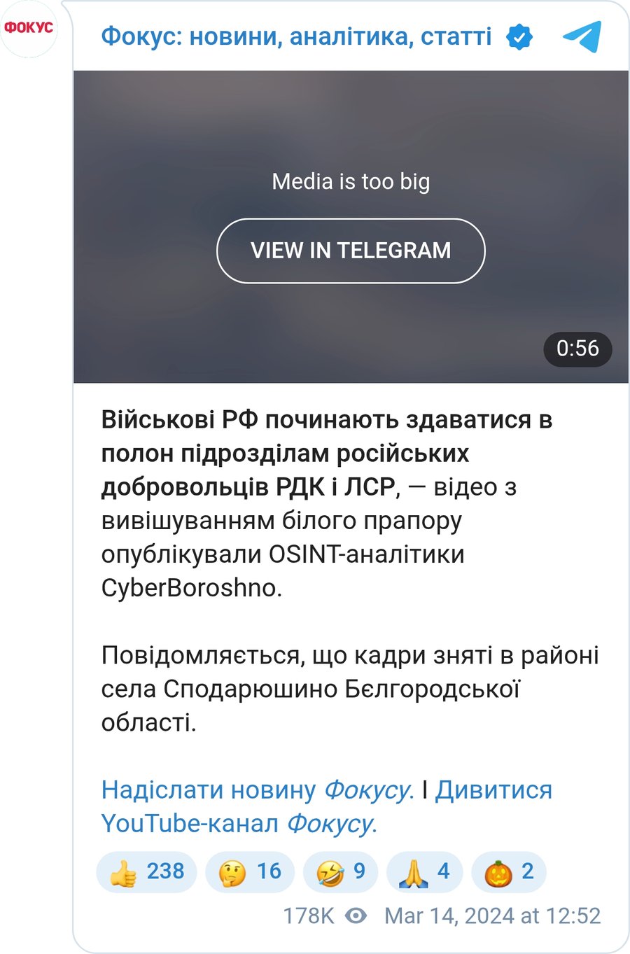 Ситуация на Белгородщине — российские военные сдались в плен РДК — видео