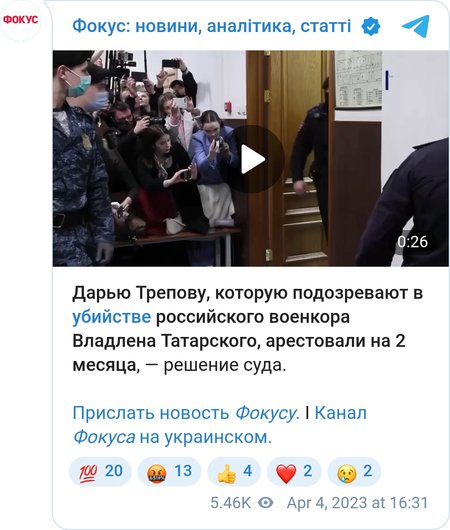 "Знала о содержимом статуаэтки": Дарью Трепову отправили в СИЗО