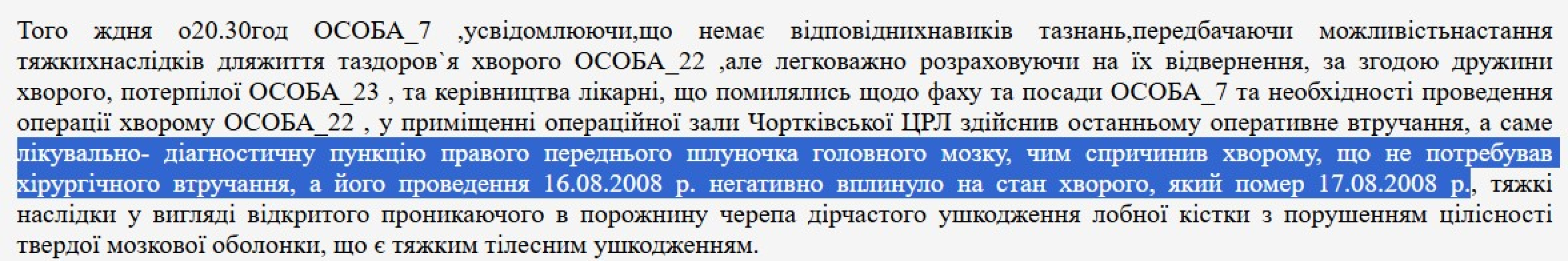 Доктор Пі, вирок суду, Андрій Слюсарчук, нейрохірург