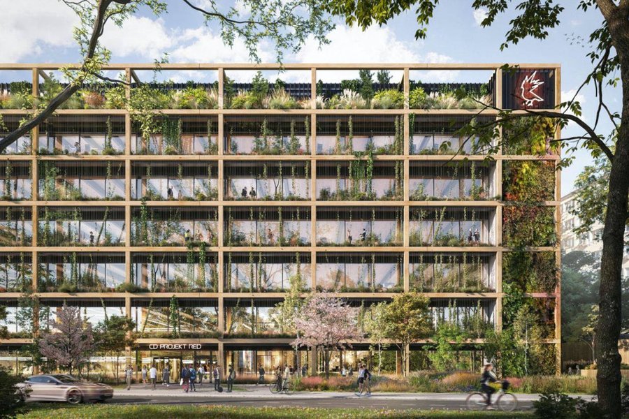 Зелений офіс CD Projekt у Варшаві