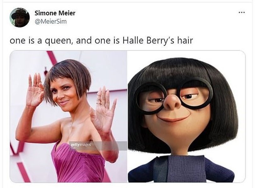 мем, Холли Берри, прическа