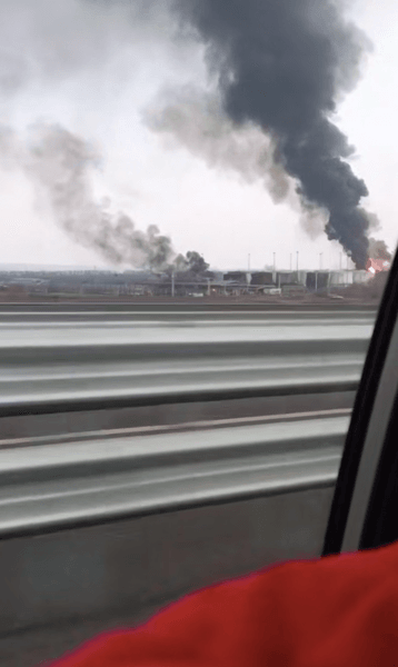 Пожежа на НПЗ у Ростовській області