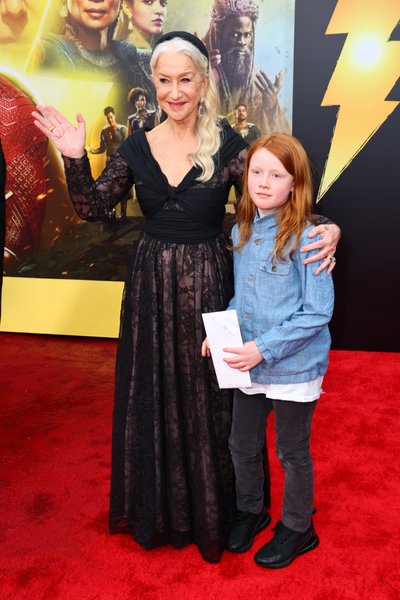 хелен миррен, хелен миррен внук, шазам, премьера фильма шазам