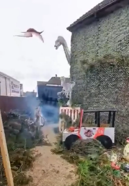 Будинок в стилі Парку Юрського періоду, декор, помешкання, курйози, фільми, цікавинки, фото, Шотландія