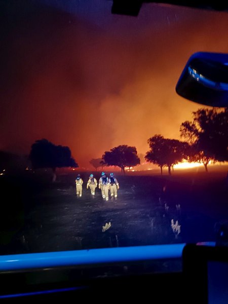 пожары в испании