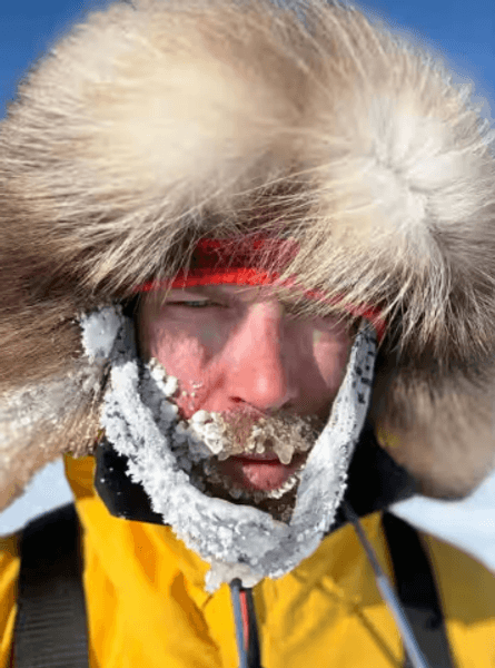 Джонни Хантингтон в походе на Южный полюс