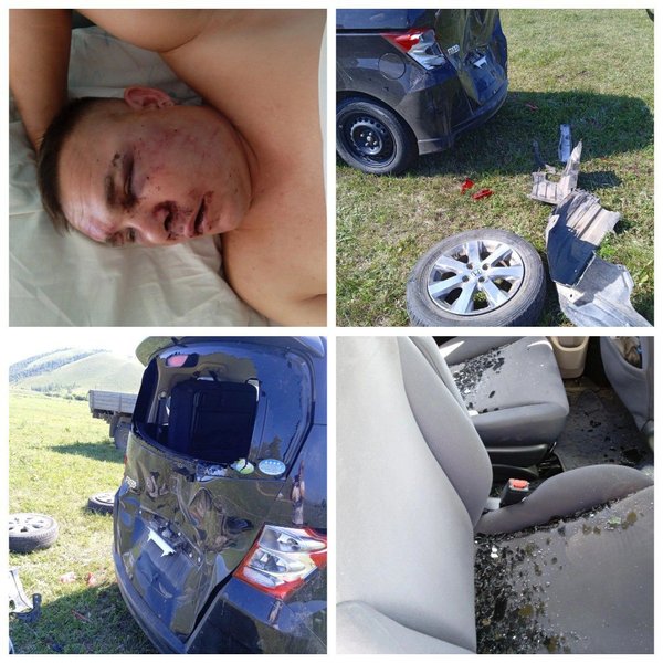 машина, поранений, побиття