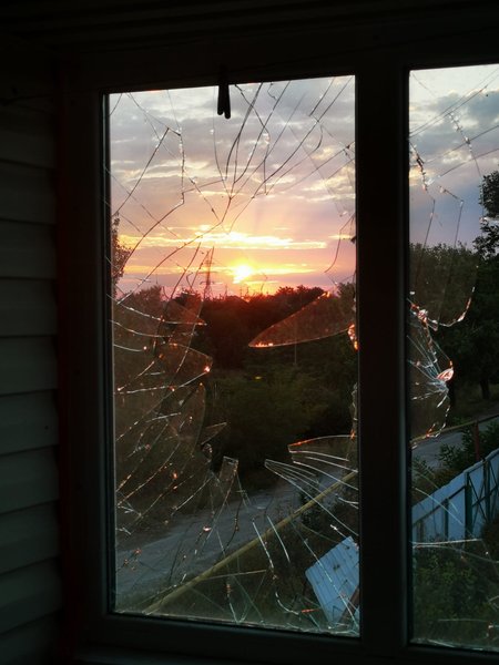 Вікно, Вугледар, обстріл