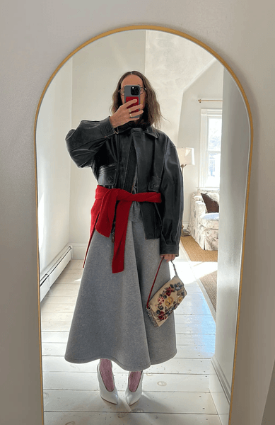 модный образ зимой