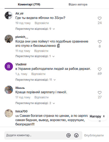 Реакція глядачів