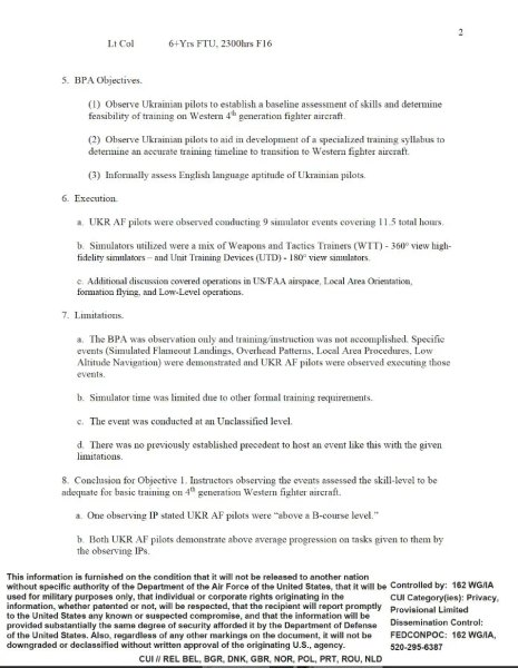 F-16, тестирование, ВВС США, Украина