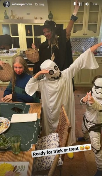 наталья водянова, хэллоуин, костюм