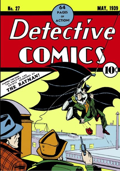 Бэтмен, Batman, Detective Comics 27, первый Бэтмен, комикс "Бэтмен", DC Comics