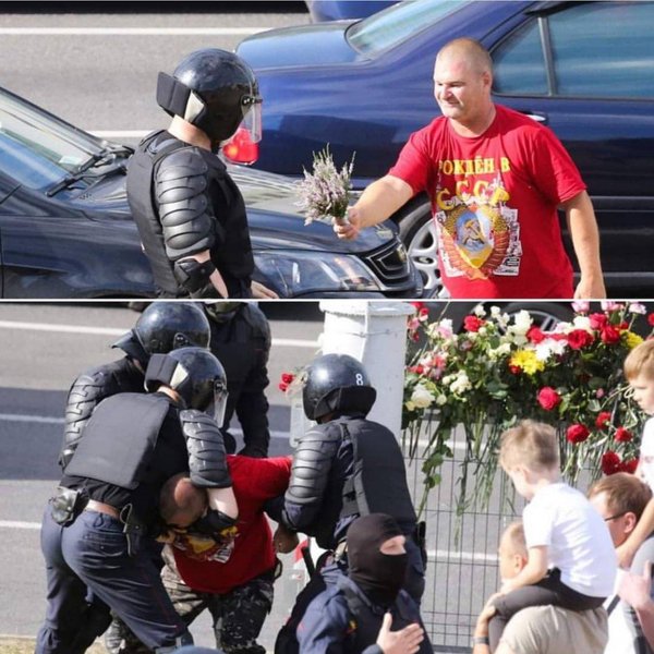 Минск, протесты, задержания