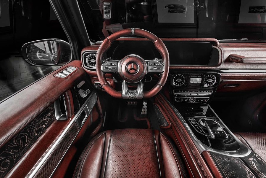 салон гелендвагена, тюнінг Mercedes G-Class, Mercedes G-Class, Mercedes-AMG G63, тюнінг гелендвагена