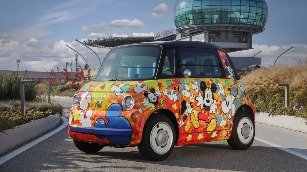 Fiat Topolino 2023, Fiat Topolino, новый Fiat Topolino, электромобиль Fiat, Микки Маус