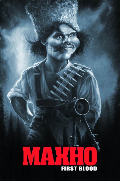 Денис Лопатин, карикатура, Нестор Махно