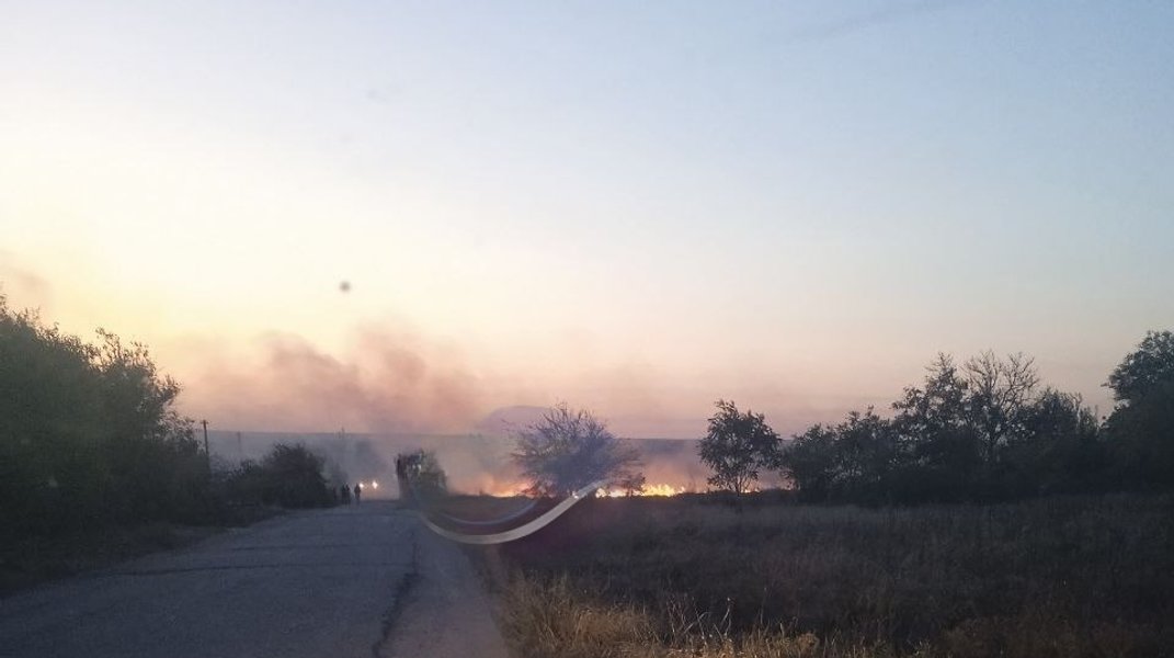 Пожежа в Новоозерному