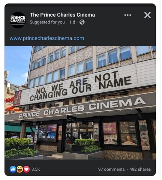 Кинотеатр "Принц Чарльз"