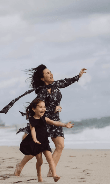 Лілія Подкопаєва з донькою