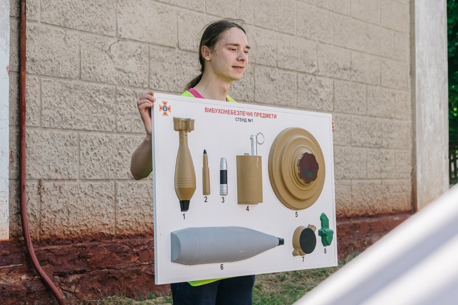 Соломенские котики, тренинг по минной безопасности, разминирование, гуманитарное разминирование