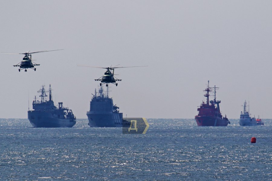 Репетиция парада в Одессе