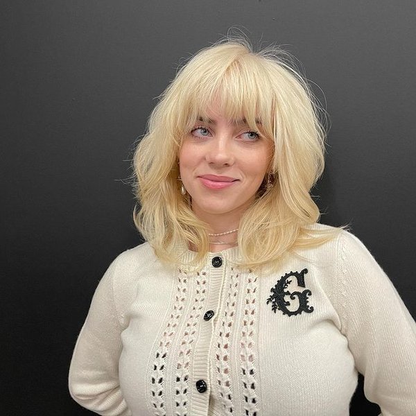 Биллий Айлиш, блонд, волосы, цвет волос