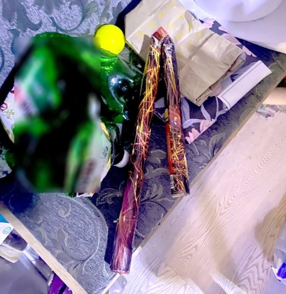 Залишки феєрверку Залишки феєрверку