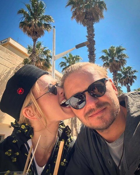 Украинская актриса Екатерина Кузнецова с российским бизнесменом Максимом Аплином