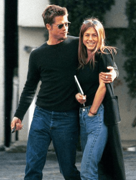 Брэд Питт и Дженнифер Энистон