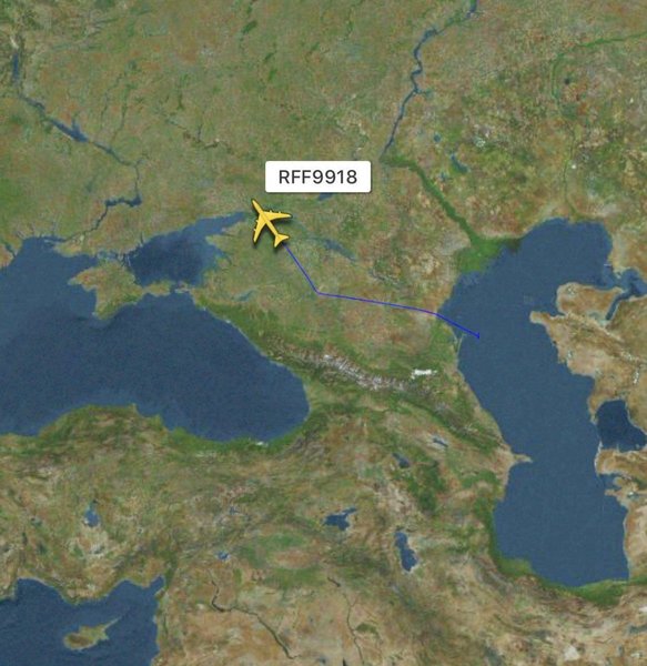 Полет российского Ан-124-100