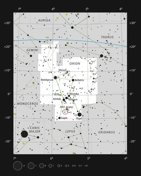 созвездие орион