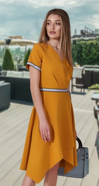 Асимметричное платье 2022 фото
