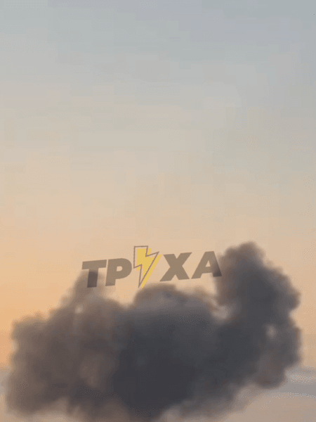 обстрел Чернигов, дым, взрыв, прилет, обстрел, удар по Чернигову