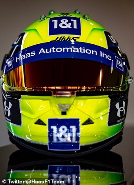 Шлем Мика Шумахера, формула 1, михаэль шумахер,