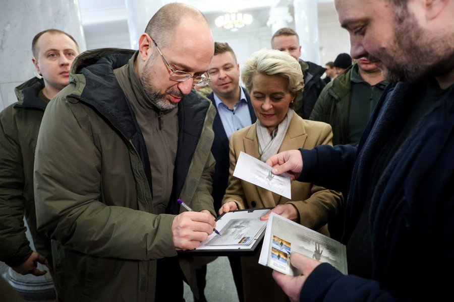 Урсула фон дер Ляйен в Киеве, фото