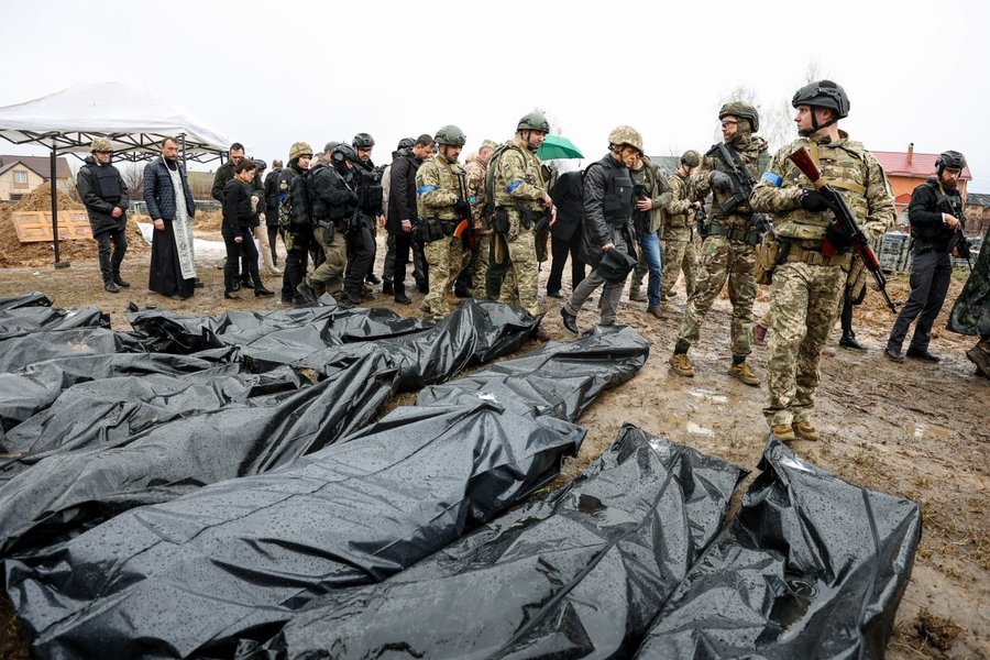 Урсула фон дер Ляйен, Буча,