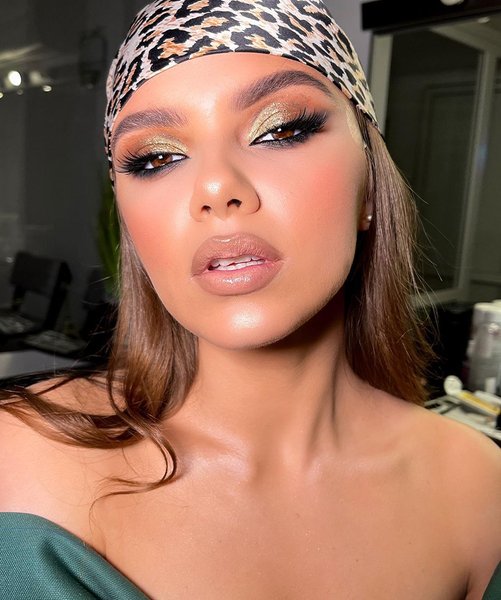 золотые тени, тренды макияжа, модный макияж, модные тренды, зимний макияж