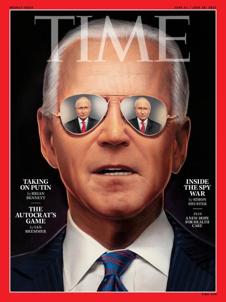 Time, журнал, Байден, Путин,
