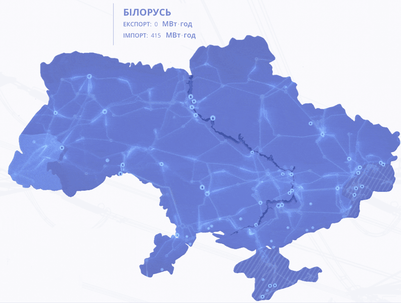 Электроэнергия, импорт, Беларусь, поставки, Укрэнерго