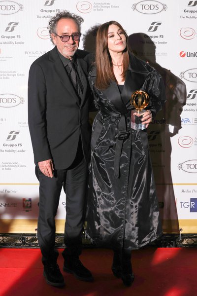 Моника Беллуччи и Тим Бертон