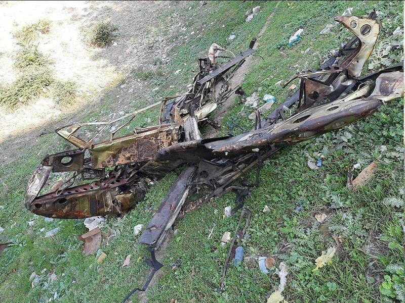 Якобы сбитый Ми-8 ВВС Азербайджана