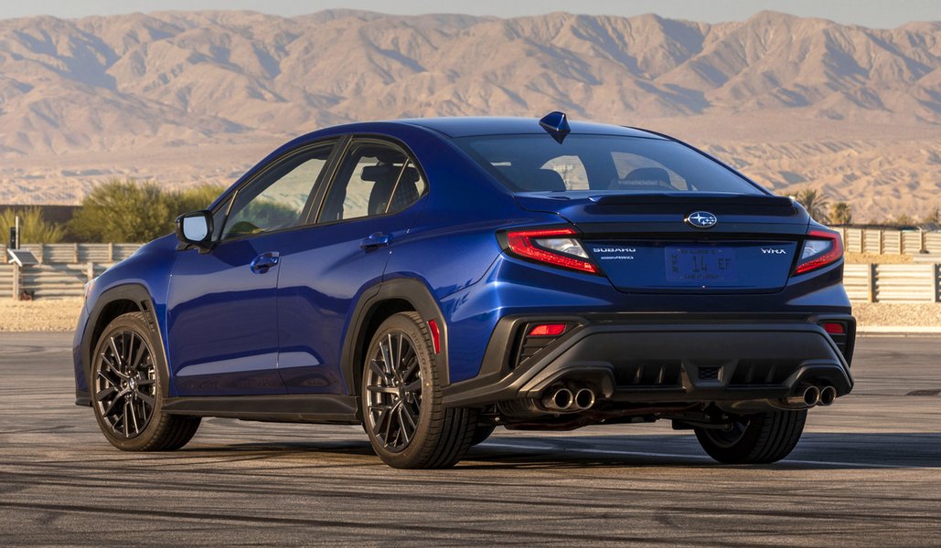 новый седан Subaru WRX 2022, экстерьер